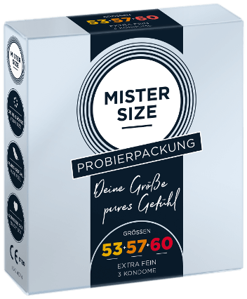 MISTER SIZE Medium Probierset 53 – 57 – 60